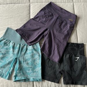 Gymshark/NVGTN shorts bundle